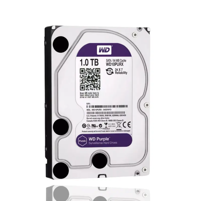 Ổ CỨNG HDD PURPLE  500GB |1TB CHUYÊN DỤNG CAMERA - CHÍNH HÃNG - BẢO HÀNH 24 THÁNG 2