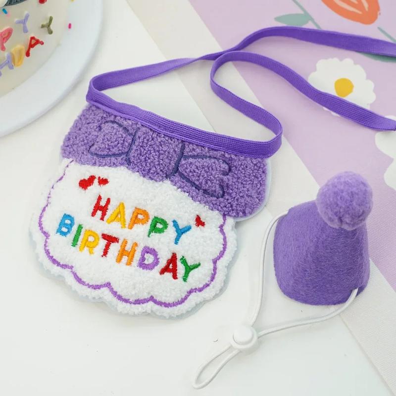 Product Introduction of Cute Dog Birthday Outfits Puppy Birthday Hat Cat Dog Birthday Bandana Boy Girl Pet Party Accessories for Small and Medium Dogs 15