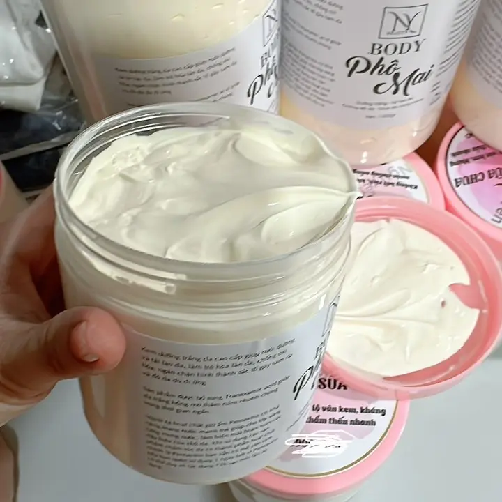 Kem body phô mai trọng lượng nữa kg