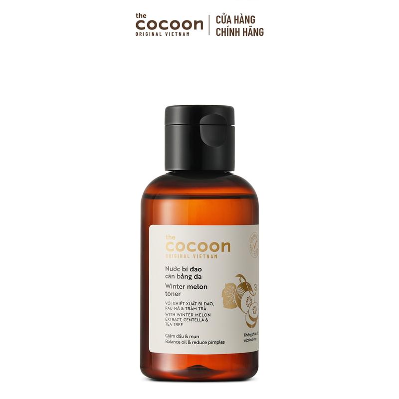 [FS] Nước bí đao cân bằng da (toner) Cocoon giảm dầu & mụn 140ml