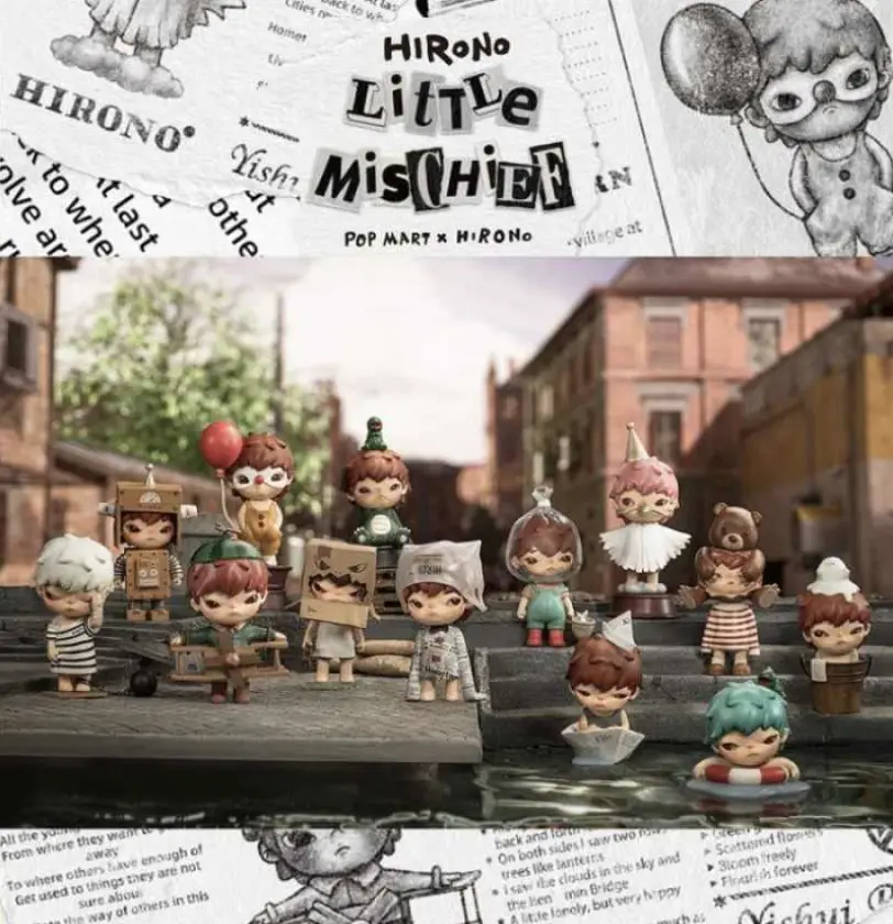 Hirono The Little Mischief Series Blind Box Action Figure(Sealed Foil)