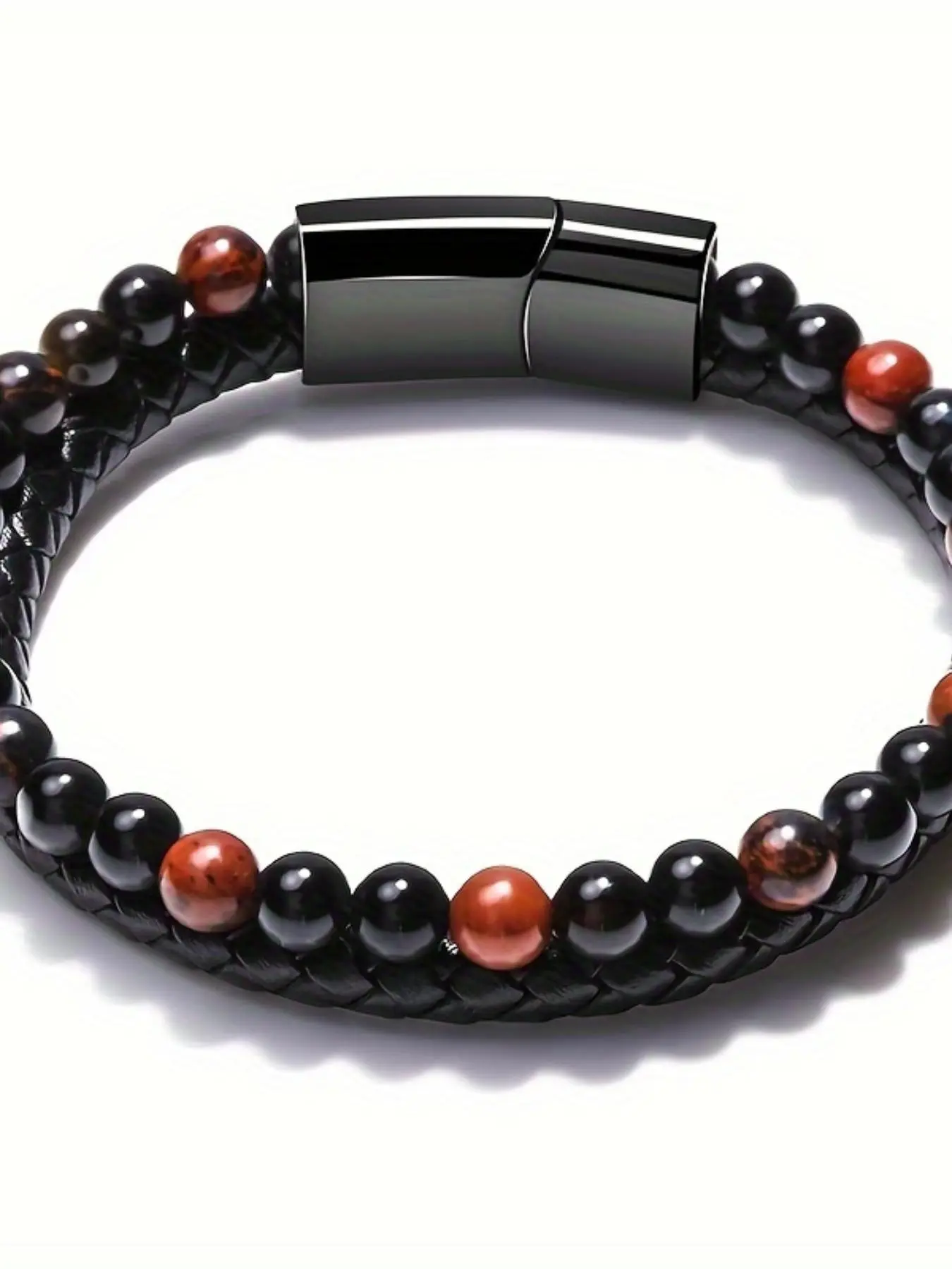 Magnetic Natural Stone Bracelet, Fashionable Jewelry for Men & Women, Trendy All-match & Exquisite Jewelry for Birthday Gift