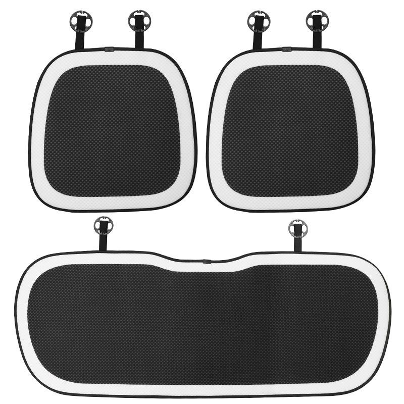 Car Seat Cushion Driver Seat 2025 Car Seat Cushion All-Season Summer Cool Ice Silk Simple Ventilated Goddess Seat Cushion Women's Car Interior Seat Cushion 0