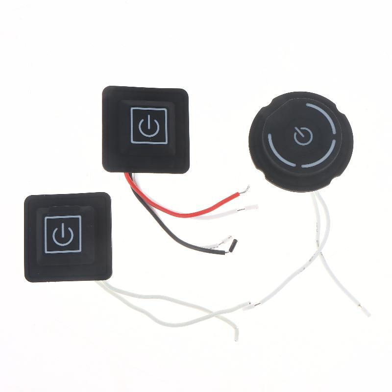 1 đơn vị 3 công tắc nút điều chỉnh nhiệt quần áo vest điện dây thắt lưng sưởi…
