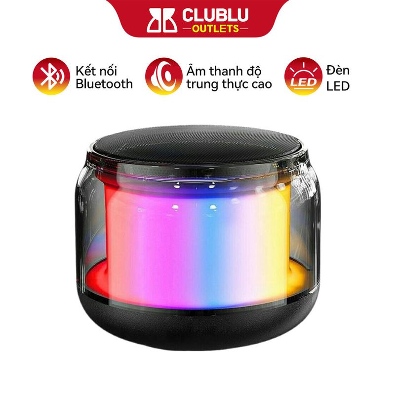  -CLUBLU- Loa Bluetooth S300 Mini Âm Thanh Hay Cầm Tay Dòng Pin Trâu Có Hỗ Trợ Thẻ Nhớ Đèn Led 