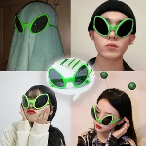 Vinnatsu Kacamata NCT Bentuk Alien Untuk Untuk Perlengkapan Pesta/Kacamata Hitam Alien/Glasses Kacamata Hitam UFO