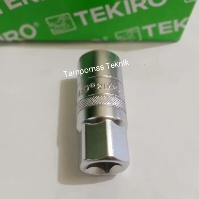 Mata Sok Busi 21mm Tekiro DR.1/2 Kunci Busi Tekiro 21 mm 2