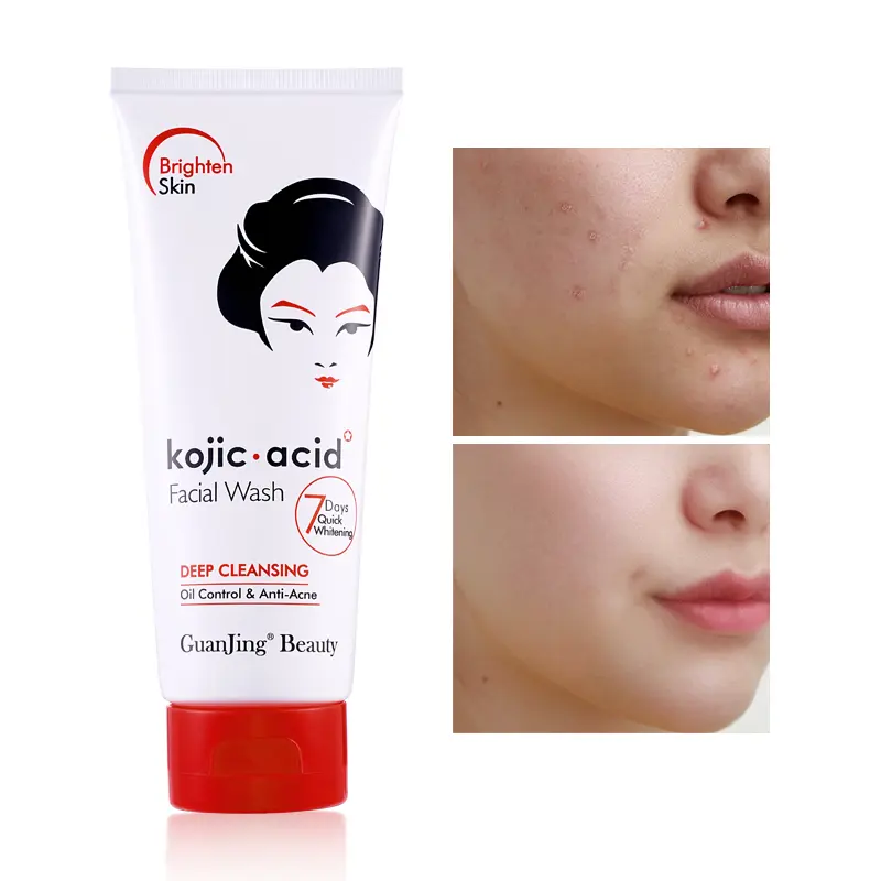 Kojic Kojic Facial Cleanser Facial Brightening Moisturizing Skin Care Face Clean ser Cleansing Moisture Whitening Daily