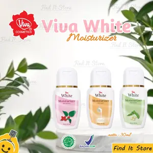 Find It Store - Viva White Moisturizer 30ml Pelembab Wajah Mulberry / Yogurt / Soybean | BPOM Original Vitamin Niacinamide Perawatan