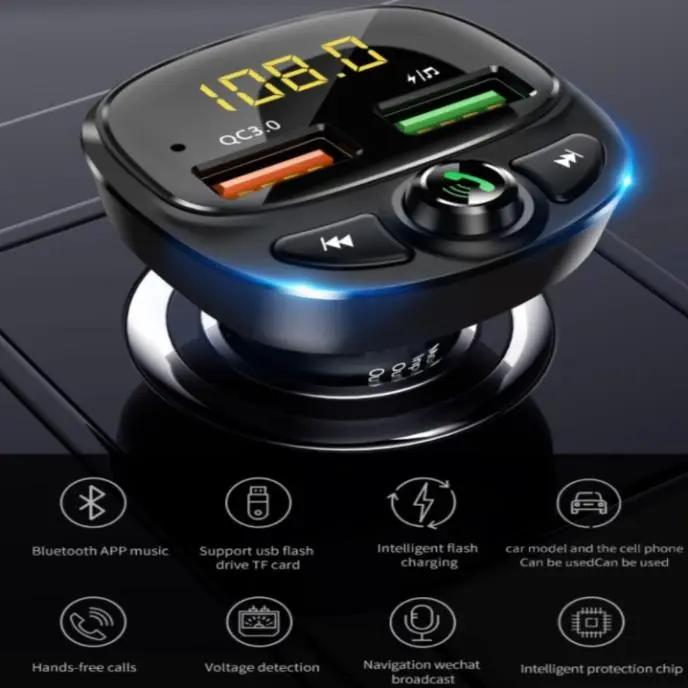 Tẩu nghe nhạc MP3 kiêm sạc nhanh Hyundai HY-87 3