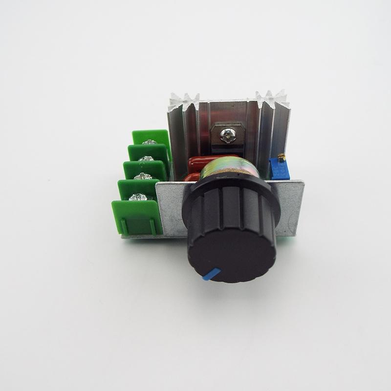 Product Introduction of AC 220V 2000W SCR Voltage Regulator Dimming Dimmers Motor Speed Controller Thermostat Electronic Voltage Regulator Module  2KSG 54