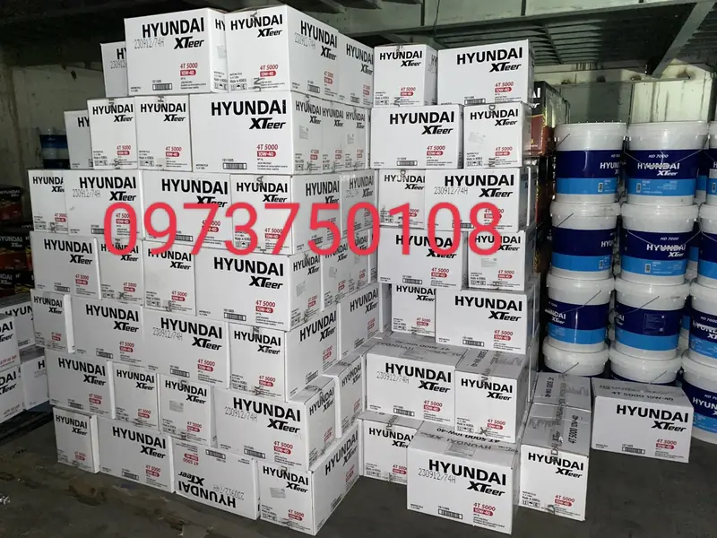 Dầu nhớt ô tô Máy Dầu cao cấp HYUNDAI XTEER D700 C2/C3 5W30_6L - 100% synthetic (tổng hợp toàn phần) 3
