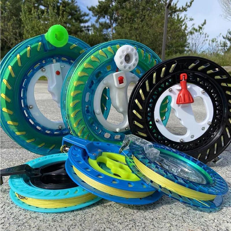 Cuộn Tay Quay Bánh Xe Thả Diều Tự Động Kèm Sẵn Dây Thả Diều Chuyên Dụng - Dây Dù Dây Thả Diều