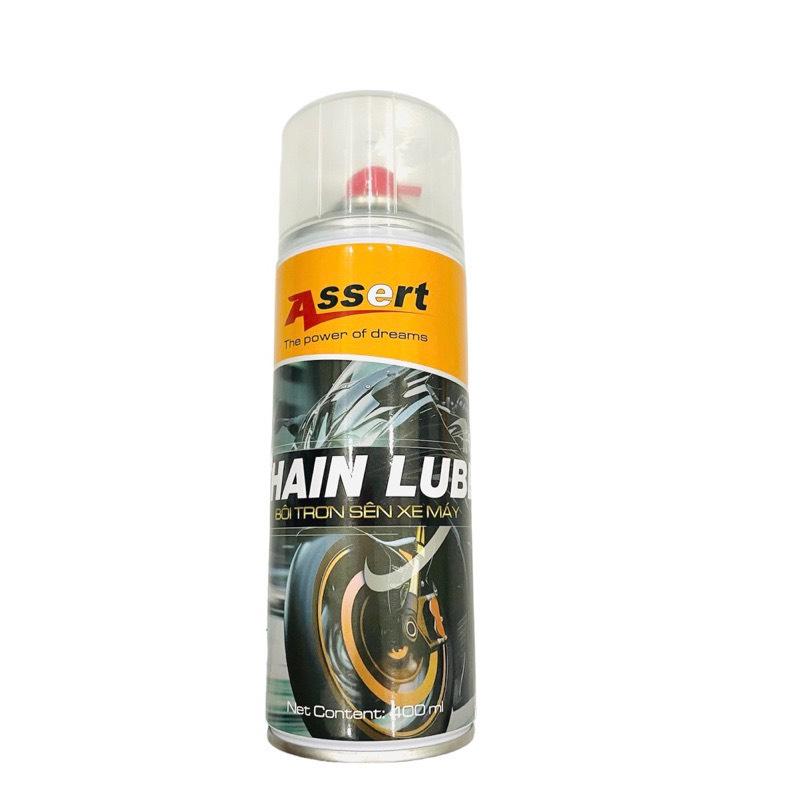 Dưỡng Sên Mỡ Bò Xanh Chống Văng Assert Cao Cấp Xịt Dưỡng Sên Dạng Mỡ Bò Xanh 400ml