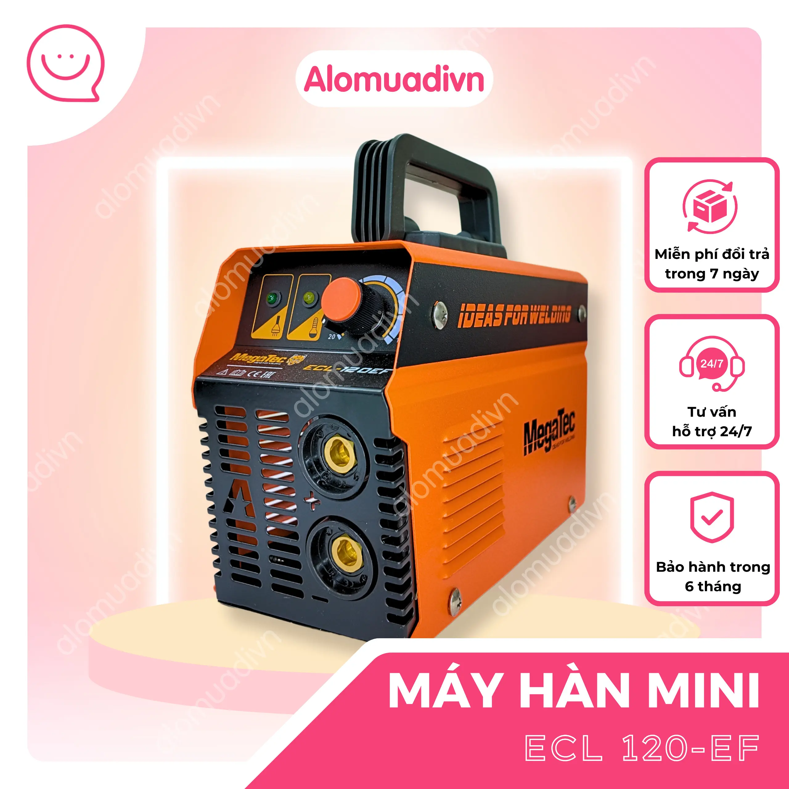 Máy Hàn Que Điện Tử Mini 2.5-3.2mm Megatec ECL-120EF
