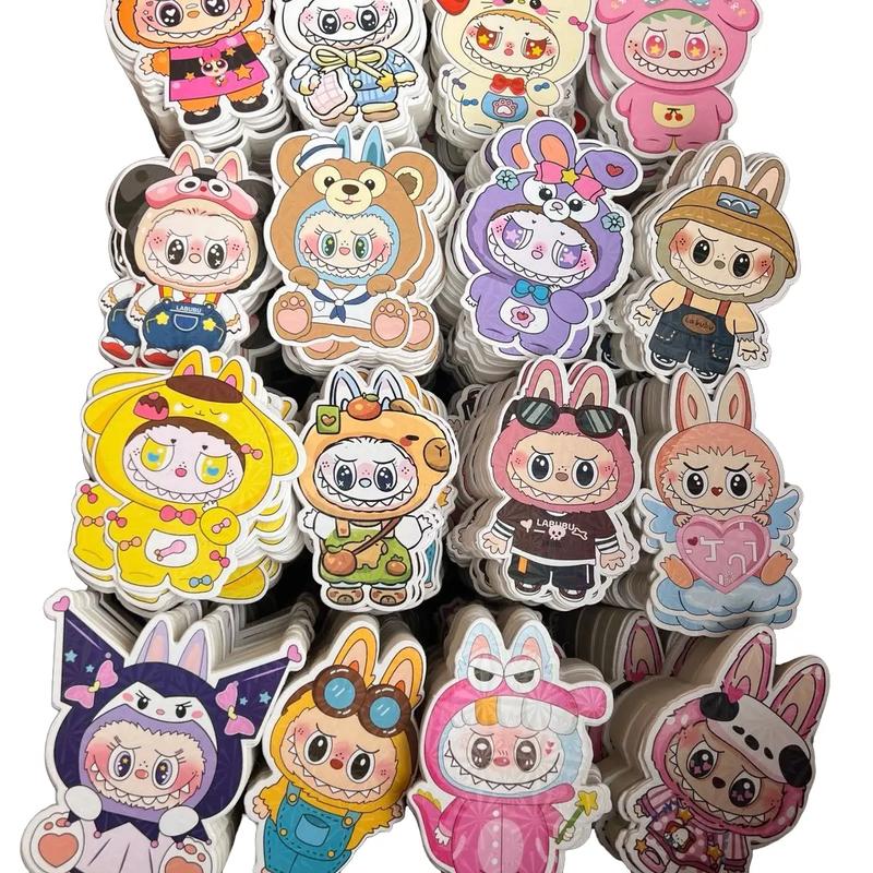 Set 100 Bao Lì Xì Labubu Dạ Quang Cute Mix Màu