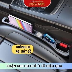 Miếng Chặn Khe Ghế Chất Liệu Polyurethane -Thiết Kế Thông Minh Có Khe Để Điện Thoại Và Chìa Khoá Trên Xe ô Tô
