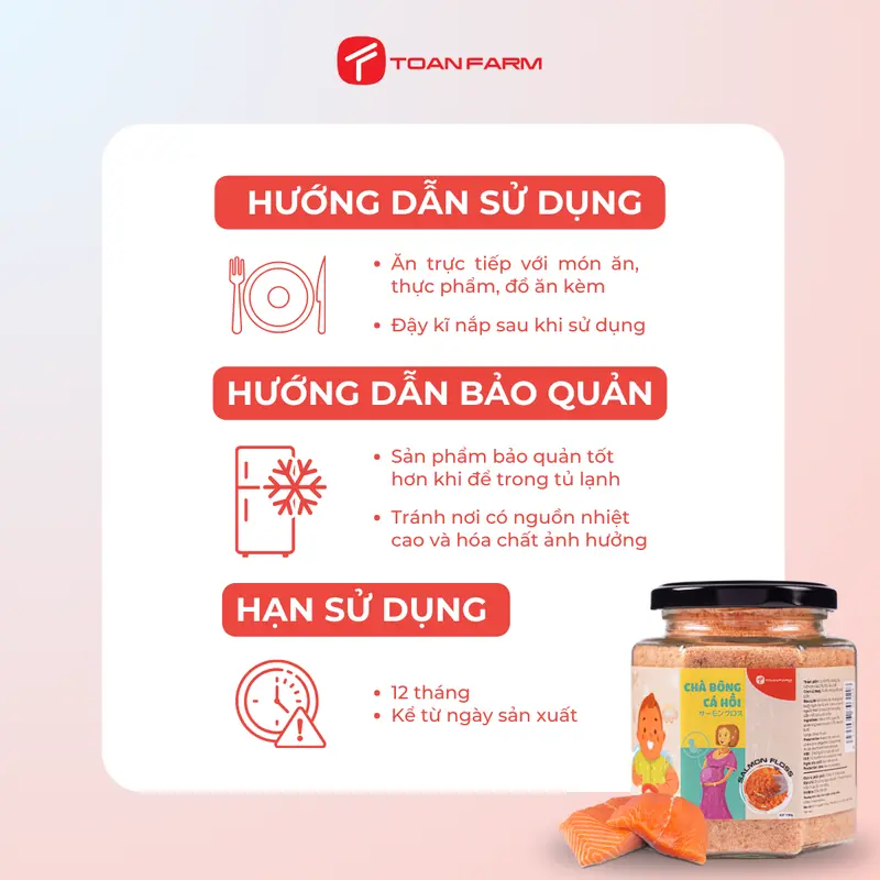 [Đặc Biệt] Ruốc Chà Bông Cá Hồi Cho Bé Ăn Dặm - Thơm Ngon Ăn Liền - Không Có Vị Tanh - Tơi Mịn - Food Ăn Vặt 7