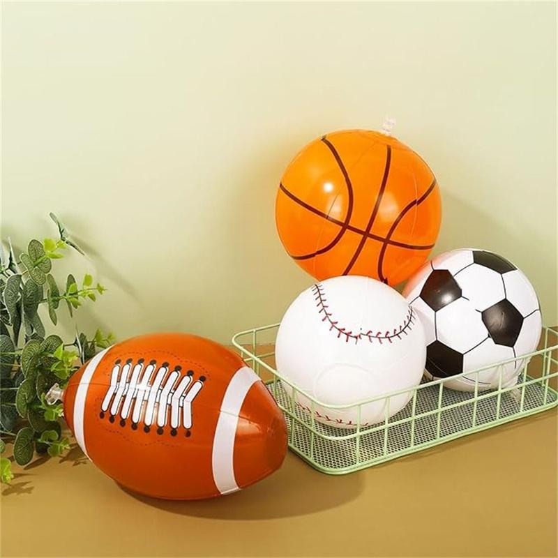 Product Introduction of Water Games Rugby Inflatable Football Basketball Beach Ball Inflatable Baseball Blow Up Sport Balls Inflatable Toy Ball Swimming Pool 12