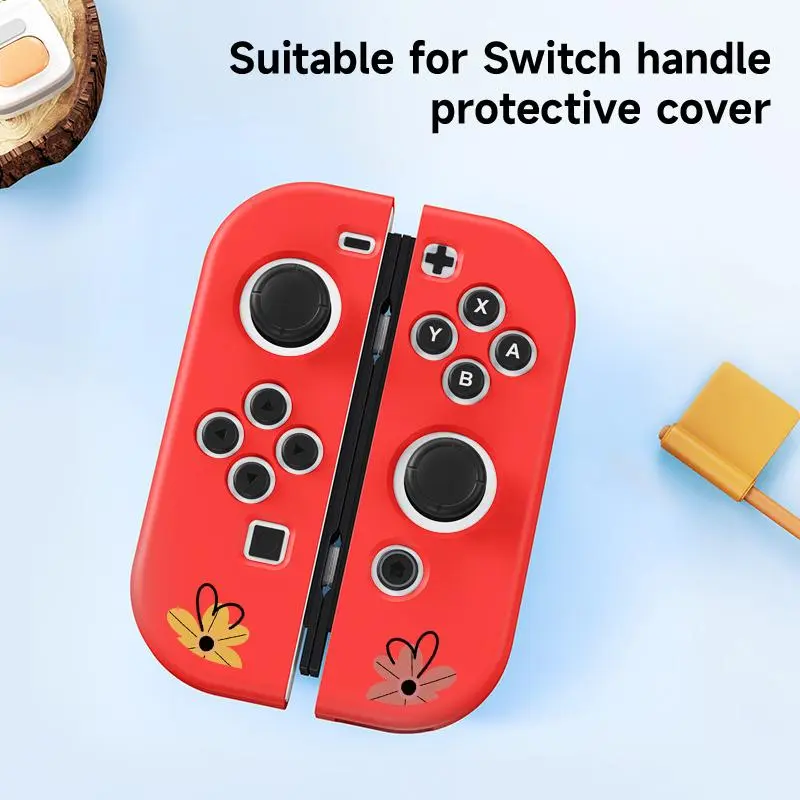 Controller Protective Case, Joy-Con Controller Protective Cover, Switch Game Accessories, Protects The Handle from Damage, Easy To Install and Remove 4