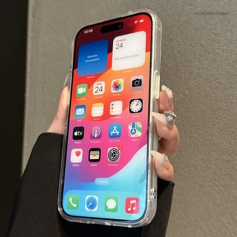 Ốp Lưng iPhone Hoa Hồng Kim Cương, Thiết Kế Sang Trọng, Tương Thích Với iPhone 15, 14, 13, Pro Max, Xs, XR, 8 plus, 11, 12mini, Được Làm Bằng Chất Liệu TPU, Ốp Bảo Vệ Kim Cương Giả, Thích Hợp Cho Nữ 3