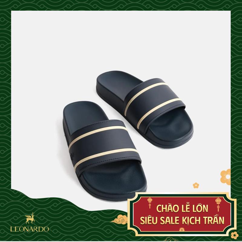 [MEGA LIVE] Dép Cao Su Quai Ngang Leo Enzo, Chất Liệu Đế Cao Quai PVC Cao Cấp Chống Nước, Thương Hiệu LEONARDO