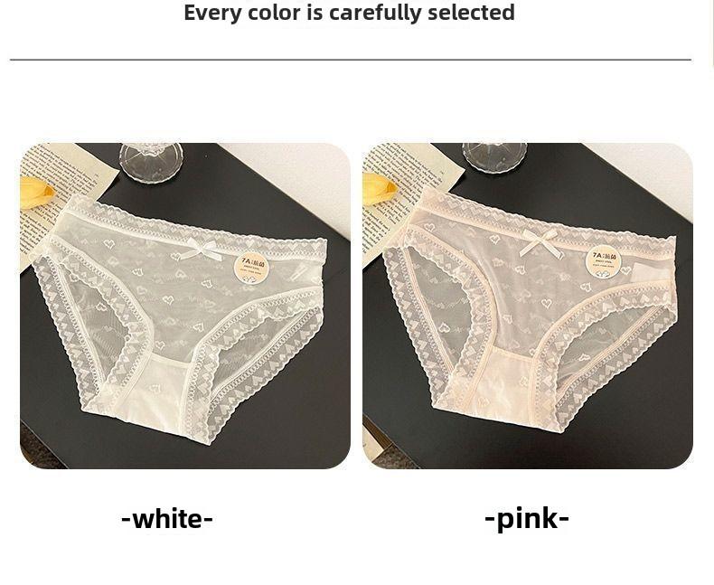 Product Introduction of Low Waist 7A Antibacterial Breathable Soft-lace underwear 6