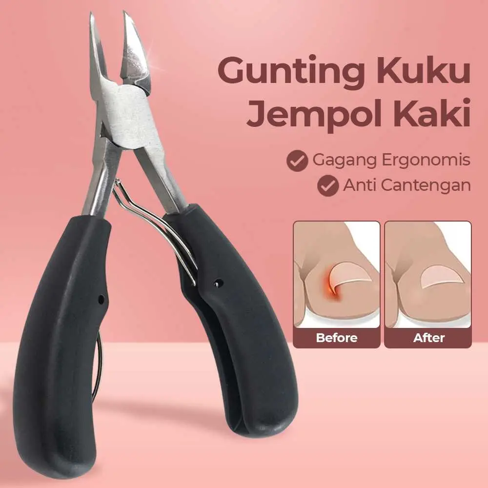 KNIFEZER Gunting Kuku Jempol Kaki Anti Cantengan Nail Clipper - J-795