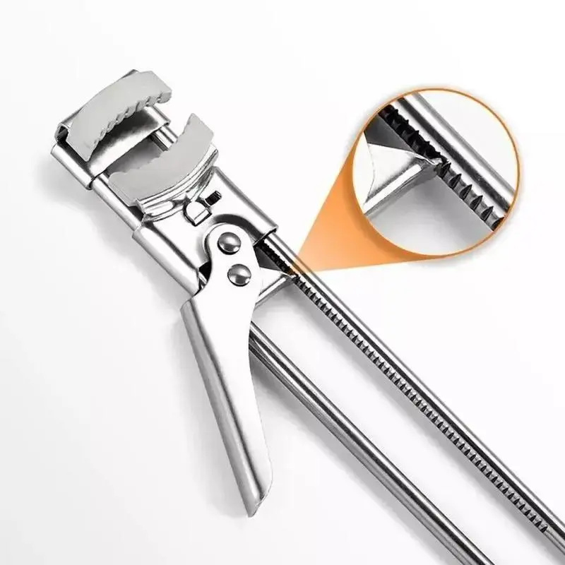 Stainless Steel Can Opener, 1pc Adjustable Can Opener, Easy Grip Can and Cap Remover with Ergonomic Design, Kitchen Utensils & Gadgets