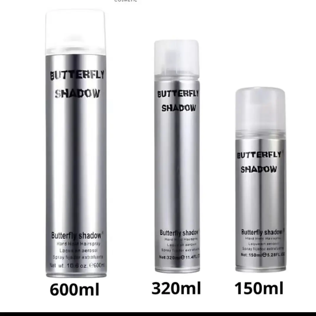 Gôm xịt tóc nam nữ butterfly shadow 150ml-320ml-600ml