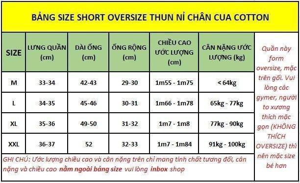 Product Introduction of Quần short nam nữ thun chân cua DATINO Signature cotton da cá chất dày dặn, form rộng mặc trên gối Unisex Menswear 0