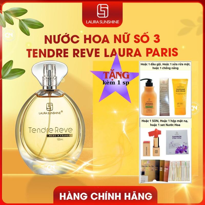 ( Mua 1 Tặng ( Kèm 1 trong 6 sản phẩm ) ) Nước hoa Nữ Số 3 100ml – Laura Sunshine Nhật Kim Anh Perfume Xịt Thơm Cosmetic Women