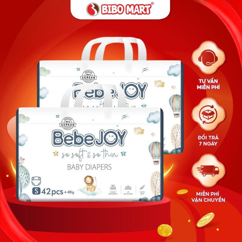 Bỉm - Tã Dán BebeJOY Size NB/S/M Cho Bé Siêu Thấm Hút