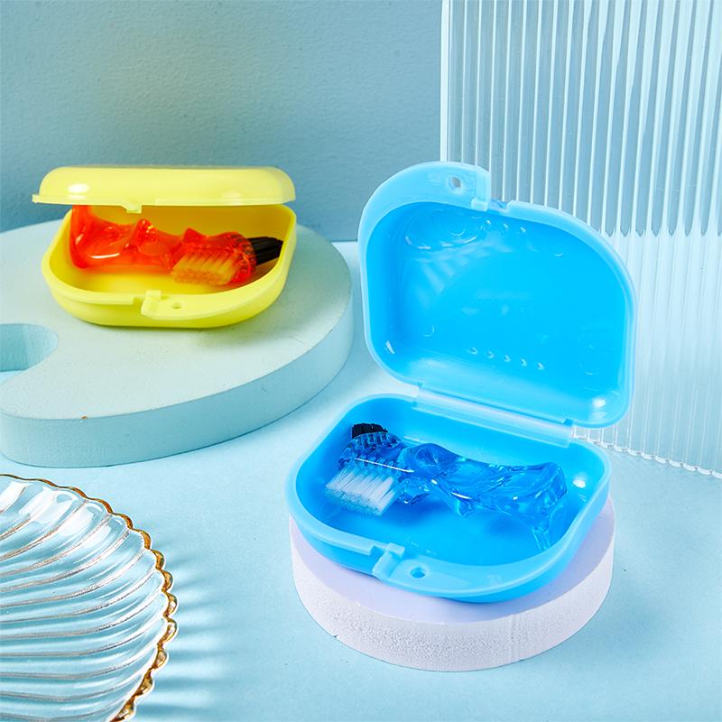 Product Introduction of Denture Cleaning Brush Soft Multi-Layered Bristles False Teeth Brush Y-shape Oral Care Tool Teeth Brushes Denture Box 22