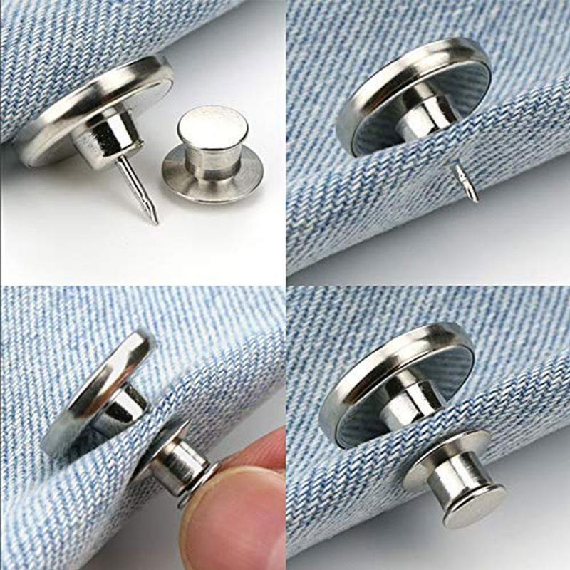 Product Introduction of Adjustable Removable Jeans Button Nail Free Metal Button Button Accessories Clothing Clothing P7M8 10