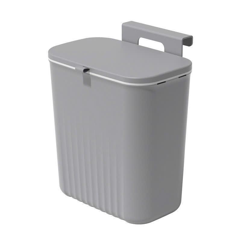 Thùng rác treo tủ bếp,treo tường đa năng - thùng 12L nhà tắm dán tường, có nắp đậy thông minh 6