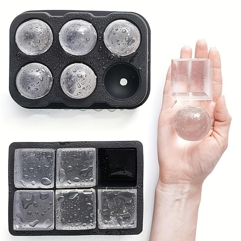 Product Introduction of Silicone Ice Cube Mold, 1 Count Reusable Ice Cube Tray, Household Ice Making Mold for Home Kitchen Bar, Kitchen Utensils 0