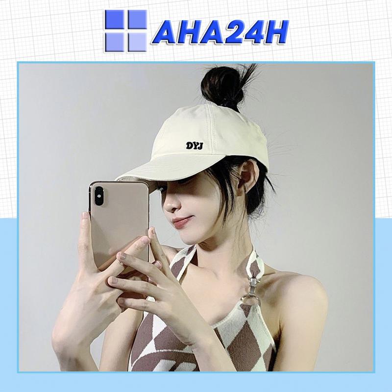 Mũ lưỡi trai nửa đầu dáng nón tennis chất kaki cao cấp form nam nữ AH1719