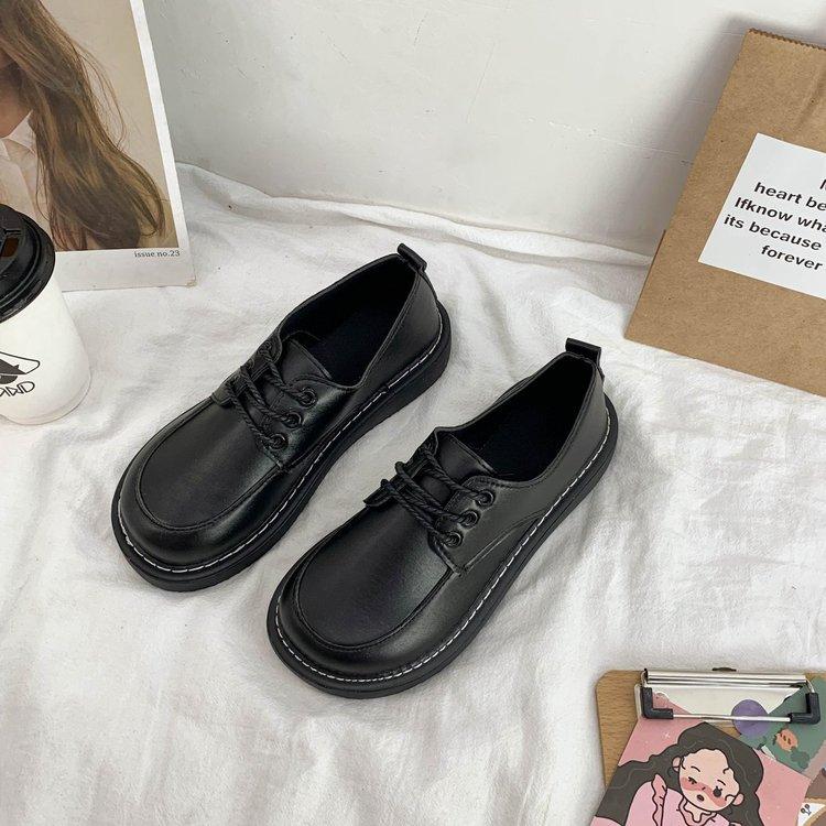 Giày uzzang oxford doctor nữ, giày bánh mì BT41 siêu xinh c2 2