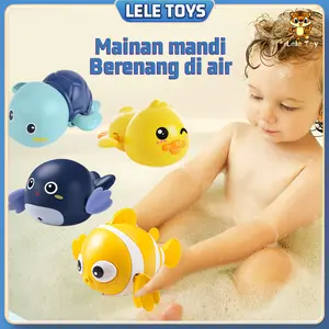 Leletoys Mainan mandi bayi Kolam Renang Pantai Mainan Bermain Air Mainan Jarum Jam Mainan Mandi