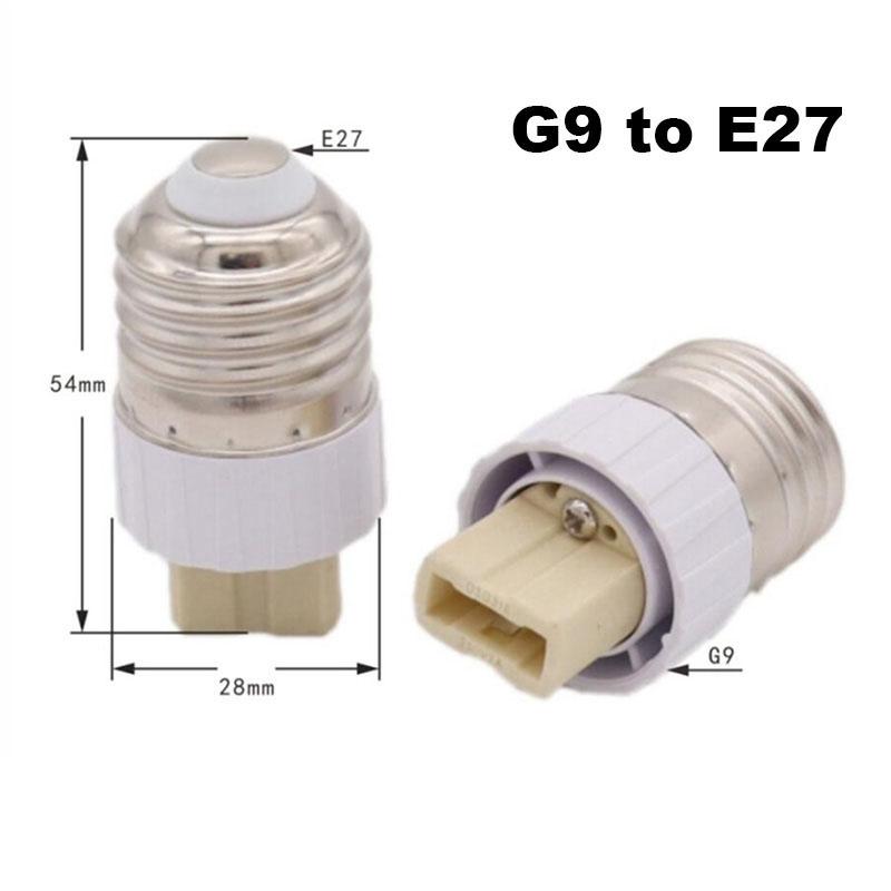 Product Introduction of 2pcs E27 E14 e17 to e40 e27 G24 GU10 E12 B22 MR16 LED lamp base light Adapter Bulb Holder Converter AC power Socket For Corn lamp FEH1SG 159