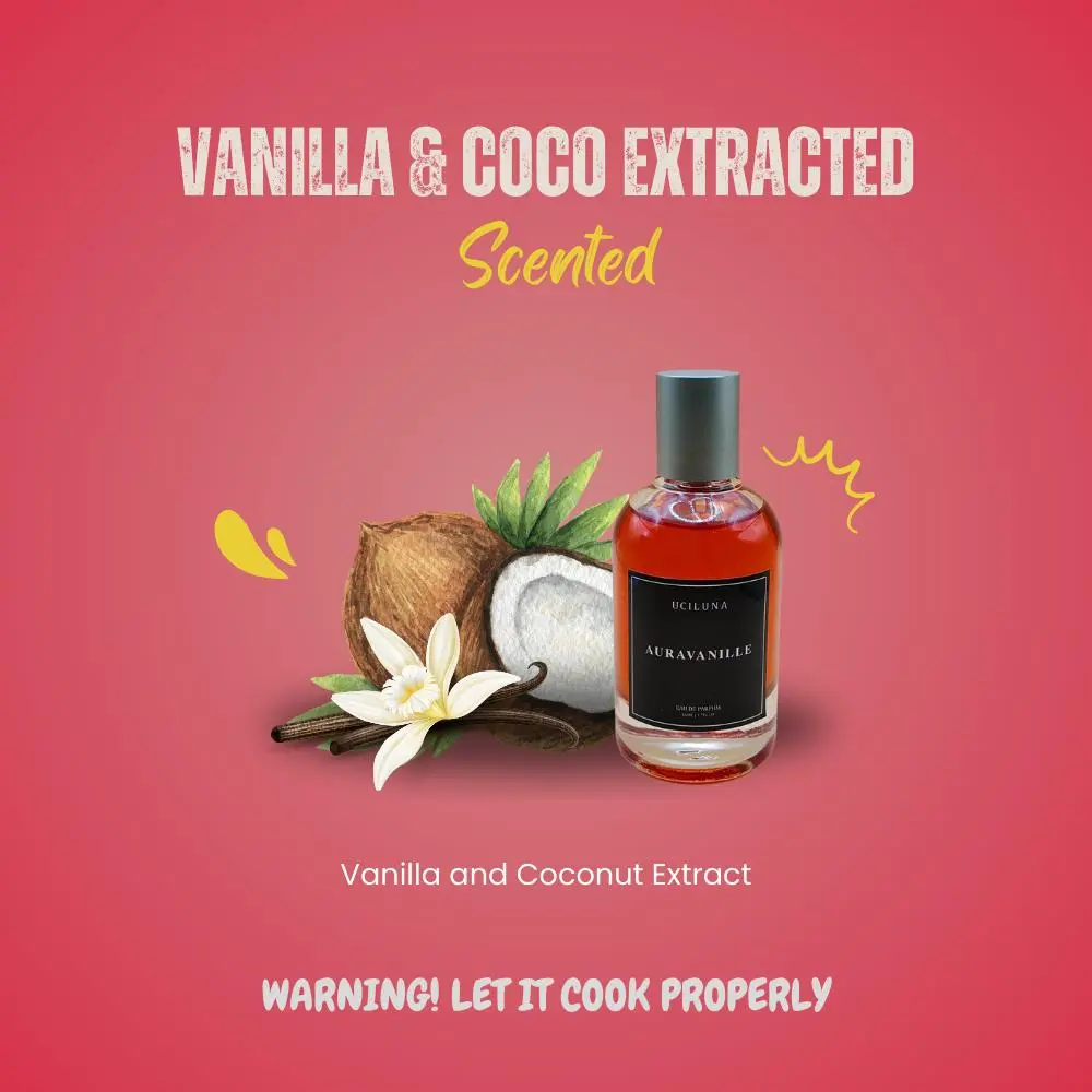 Let it Cooked Auravanille Vanilla and Coconut Extracted Ingredients Scent cooking