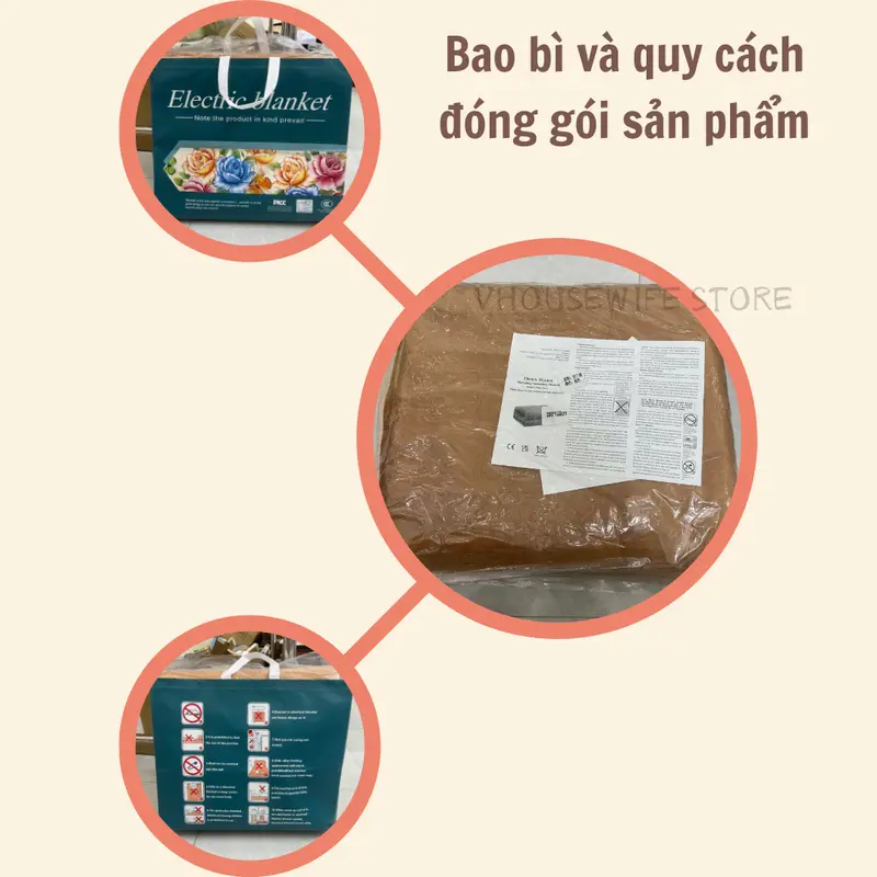 Đệm Sưởi Điện Lông Flannel Cao Cấp 2 Vùng Nhiệt Độc Lập - An Toàn - Bảo Hành 12 Tháng 6