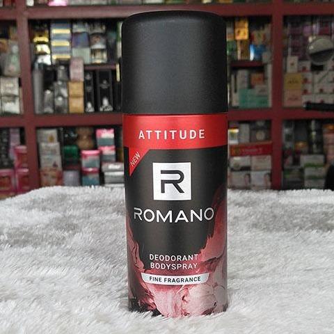 Xịt hỗ trợ khử mùi toàn thân Romano Attitude 150ml