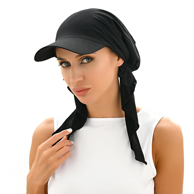 Product Introduction of Women's Cap Solid Color Headscarf Muslim Multicolor Hijab Baseball Cap Classic Turban Hat Fashion Women Outdoor Islamic Instant Hijabs Caps Sun Hats 30