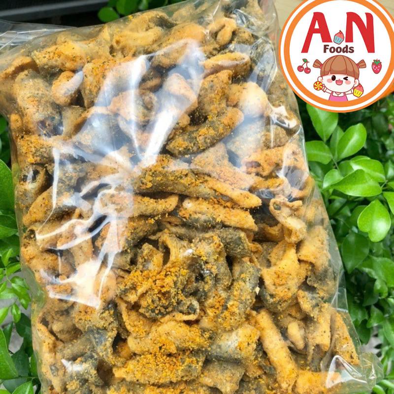 Snack da cá trứng muối cay loại ĐẶC BIỆT 1KG (có video) - AN NHIÊN FOODS