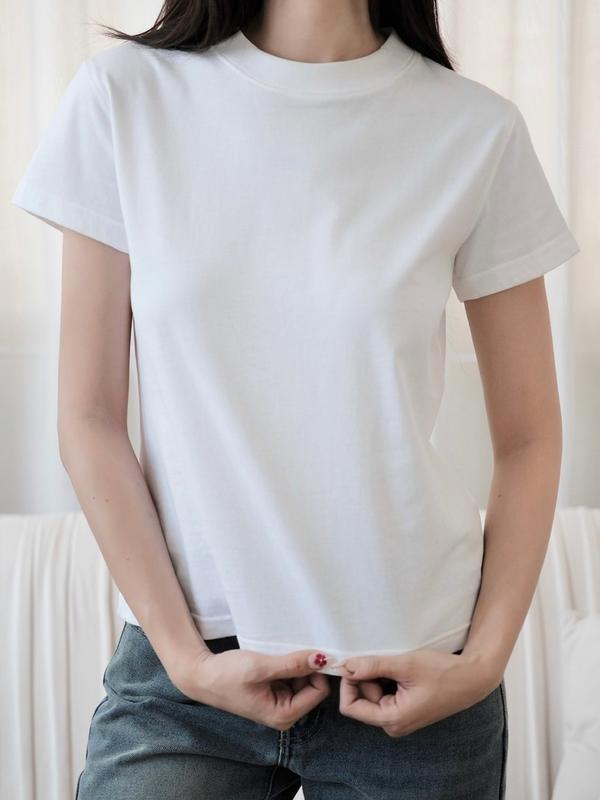 MÌ - ÁO THUN TRƠN ANI - ANI BASIC TOP 0