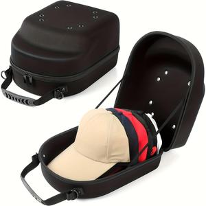 Estuche Duro para Gorras, 1 Unidad, Anticompresión, Impermeable, a Prueba de Polvo, Bolsa de Almacenamiento para Gorras con Visera con Asa, Organizador de Gorras para Viaje y Uso Doméstico