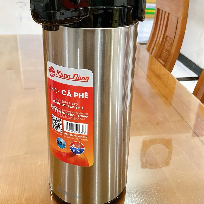 PHÍCH NƯỚC NÓNG RẠNG ĐÔNG INOX 2 LÍT VÀ 2.5 LÍT 7