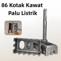 Gambar 86 Kotak Kawat Palu Listrik Khusus Untuk Tukang Ledeng Baja Kabel / Pelubang Lubang Persegi / Mata Bor Bobok Tembok Lubang Inbow Dus Tipe 86 / Mata Bor Hole Saw Set / Plus Mata Bor Bobok Tembok Beton Hollow Core - Tipe 86 dari FluffyHQ Kab. Tangerang 1 Tokopedia